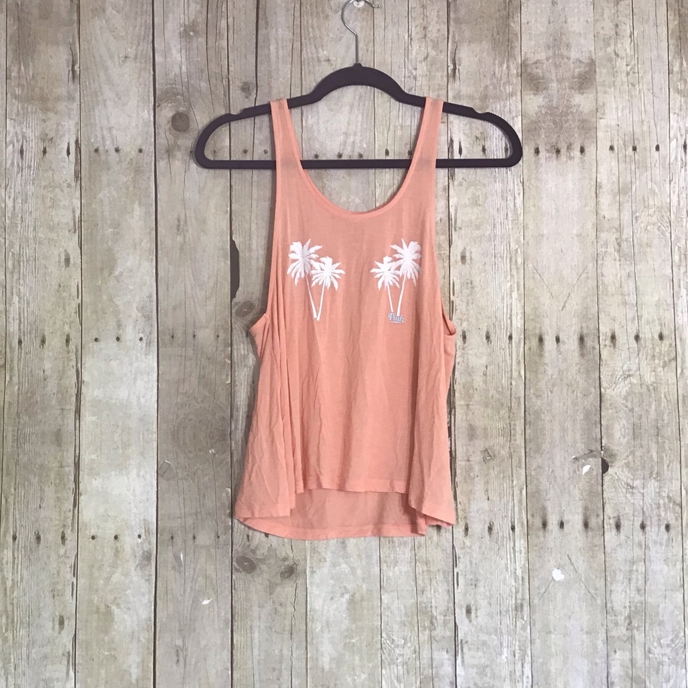 HP PINK Coral Palms Tank Top - Picture 5 of 9